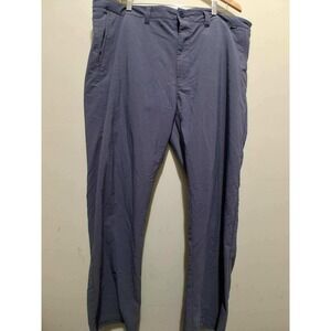 Travis Mathew‎ Men's Pants Size 40 Blue Polyester Blend Casual Golf Trousers